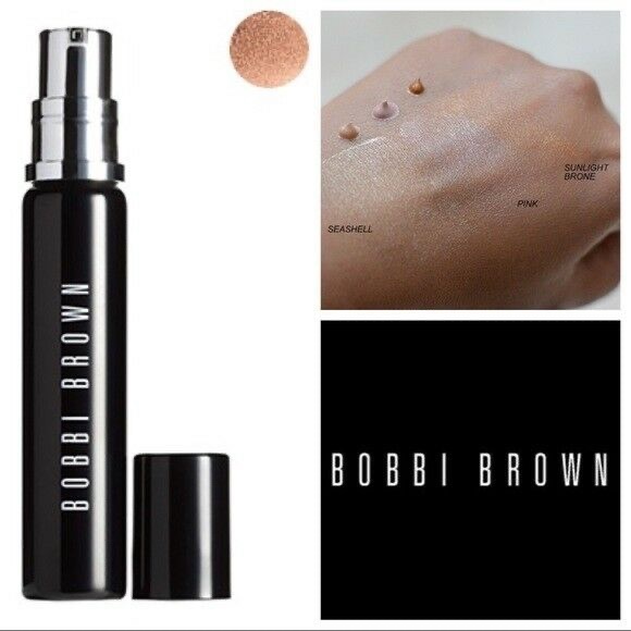 New Seashell 🐚 Radiant Glow Face Highlight Bobbi Brown - Picture 7 of 13